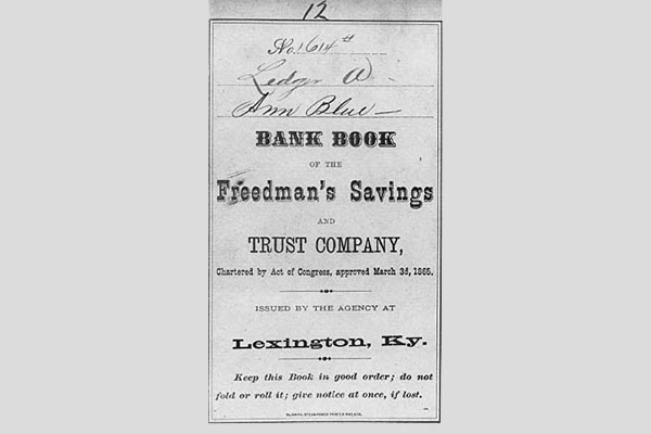 Freedmans Bank Passbook