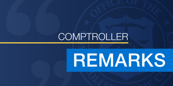 Comptroller Remarks