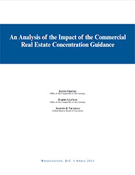 An Analysis of the Impact of the Commercial Real Estate Concentration Guidance Cover Image