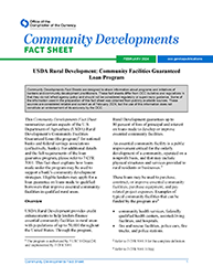 Community Affairs Fact Sheet: Cover Image
