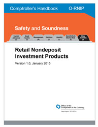 Comptroller's Handbook: Retail Nondeposit Investment Products Cover Image