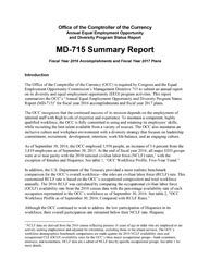 MD-715 Summary Report 2016 Cover Image