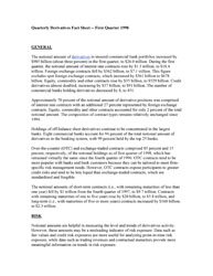 Quarterly Report on Bank Derivatives Activities: Q1 1998
