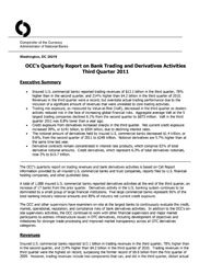 Quarterly Report on Bank Derivatives Activities: Q3 2011